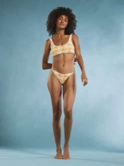 Roxy Wavy Babe Bralette Bikini Top -Roxy Swimwear Shop erjx305021 roxym gbg6 bck9