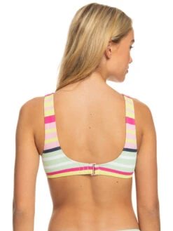 Roxy Stripe Soul Bralette Bikini Top -Roxy Swimwear Shop erjx305031 roxyw gcy3 bck1