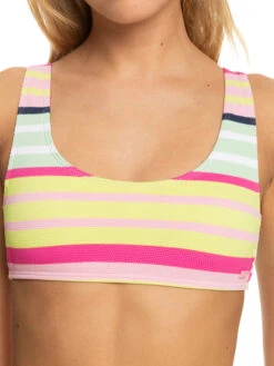 Roxy Stripe Soul Bralette Bikini Top -Roxy Swimwear Shop erjx305031 roxyw gcy3 frt3
