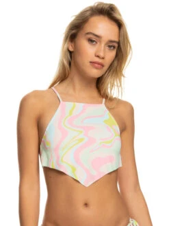 Roxy Tropics Hype Crop Bikini Top -Roxy Swimwear Shop erjx305047 roxyw gbg3 frt1