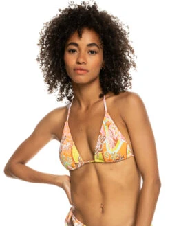 Roxy Floraldelic Tiki Tri Bikini Top -Roxy Swimwear Shop erjx305066 roxyw ngz6 frt1