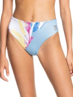 Roxy POP SURF Mid Waist Bikini Bottoms -Roxy Swimwear Shop erjx404298 roxyw nft6 frt1