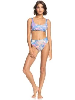 Roxy POP SURF Mid Waist Bikini Bottoms -Roxy Swimwear Shop erjx404298 roxyw nft6 frt9