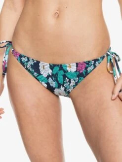 Roxy Blossom Babe Tie Side Bikini Bottoms 9 Roxy Blossom Babe Tie Side Bikini Bottoms -Roxy Swimwear Shop erjx404366 roxyw bsp7 frt1