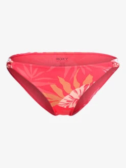 Roxy Seaside Tropics Mid-Waist Bikini Bottoms -Roxy Swimwear Shop erjx404395 roxyv rmz8 frt1