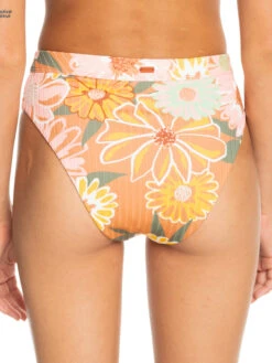 Roxy Love Rib The Shorey High Rise Bikini Bottoms -Roxy Swimwear Shop erjx404439 roxyw ckn7 bck1