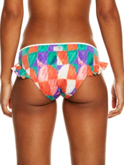 Stella Jean X Roxy Mid-Waist Bikini Bottoms -Roxy Swimwear Shop erjx404470 roxym gnv6 frt4