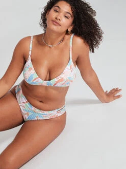 Roxy Love The Rocker Rib Knit Bikini Bottoms -Roxy Swimwear Shop erjx404513 roxym gfe9 bck9