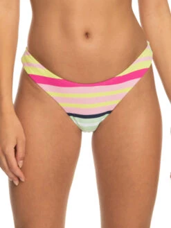 Roxy Stripe Soul Cheeky Bikini Bottoms -Roxy Swimwear Shop erjx404619 roxyw gcy3 frt1