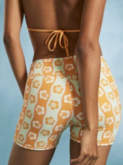 Roxy Wavy Babe Boyleg Bikini Bottoms -Roxy Swimwear Shop erjx404623 roxym gbg6 bck1