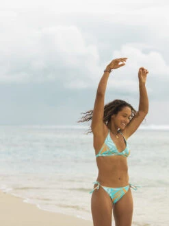 Roxy Pro The Tie Slide Cheeky Bikini Bottoms -Roxy Swimwear Shop erjx404644 roxyl bhb6 bck2