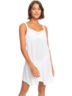 Roxy Beachy Vibes Solid Beach Cover-Up Dress