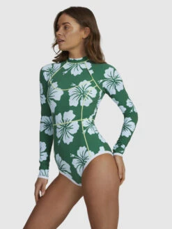 Roxy Digi High Long Sleeve One-Piece Swimsuit -Roxy Swimwear Shop urjwr03201 roxyw gsj8 sd1