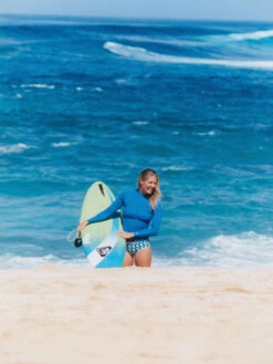 Roxy Always Surf Long Sleeve UPF 50 Rashguard -Roxy Swimwear Shop urjwr03205 roxyl bpc0 frt3