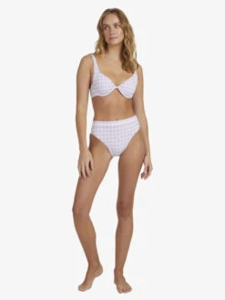 Roxy Heart The Check Moderate Coverage Bikini Bottoms -Roxy Swimwear Shop urjx403055 roxys pfk8 frt9